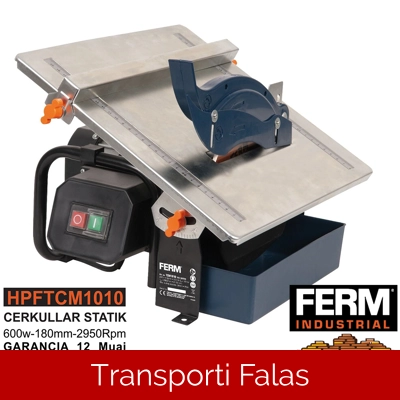 CERKULLAR PRERES PLLAKASH ME TAVOLINË 600W - 180mm - 2950 Rpm